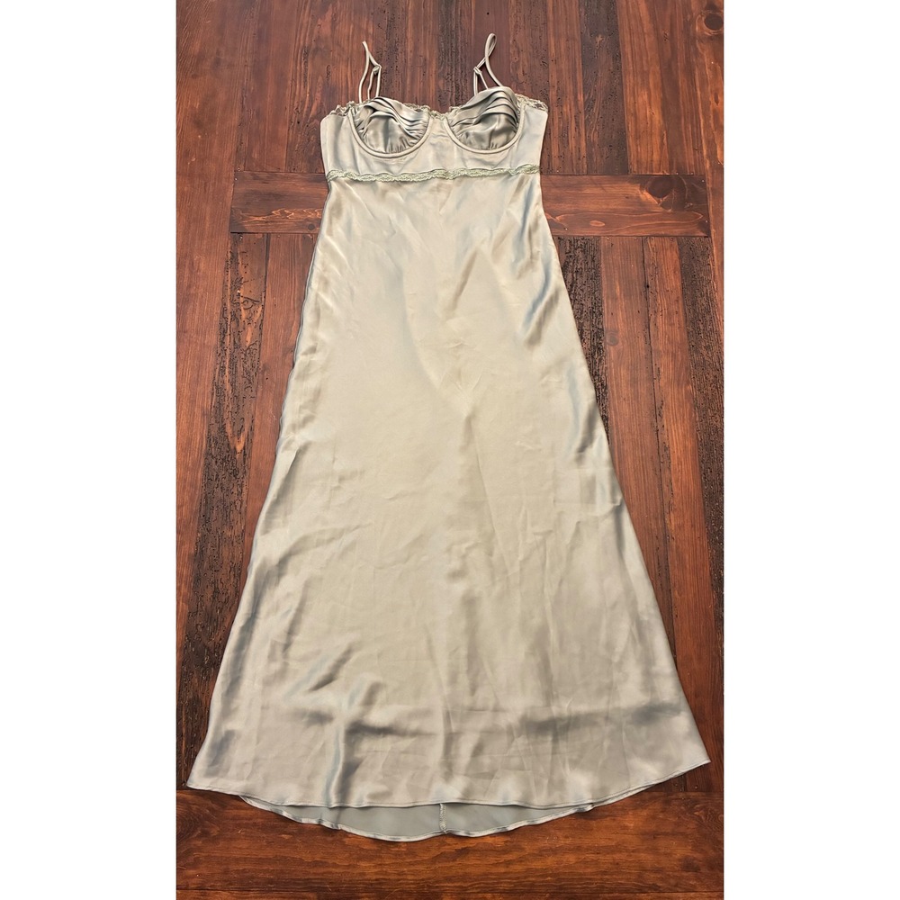 ASTR The Label Satin Maxi Dress, Women's size Medium - Picture 2 of 6